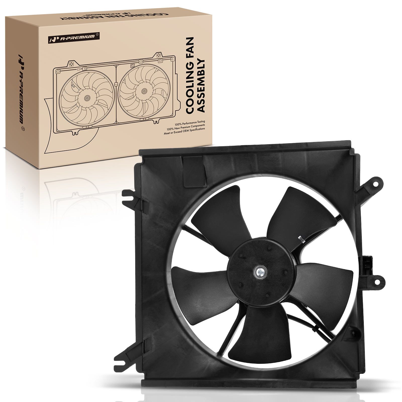 Radiator Cooling Fan Assembly for 2004 Kia Rio