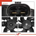 Dual Radiator Cooling Fan Assembly with Shroud for Jaguar X-Type 02-07 2.5L 3.0L