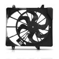 Engine Radiator Cooling Fan Assembly with Shroud for 2010 Dodge Nitro