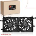 Dual Radiator Fan Assembly with Shroud for Chevrolet Uplander 2006-2008 Buick