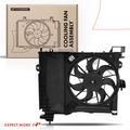 Single Radiator Cooling Fan Assembly with Shroud for 2004 Dodge Durango