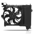 Single Radiator Cooling Fan Assembly with Shroud for 2004 Dodge Durango