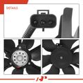 Engine Radiator Cooling Fan Assembly with Shroud for Chrysler Sebring 1996-1998