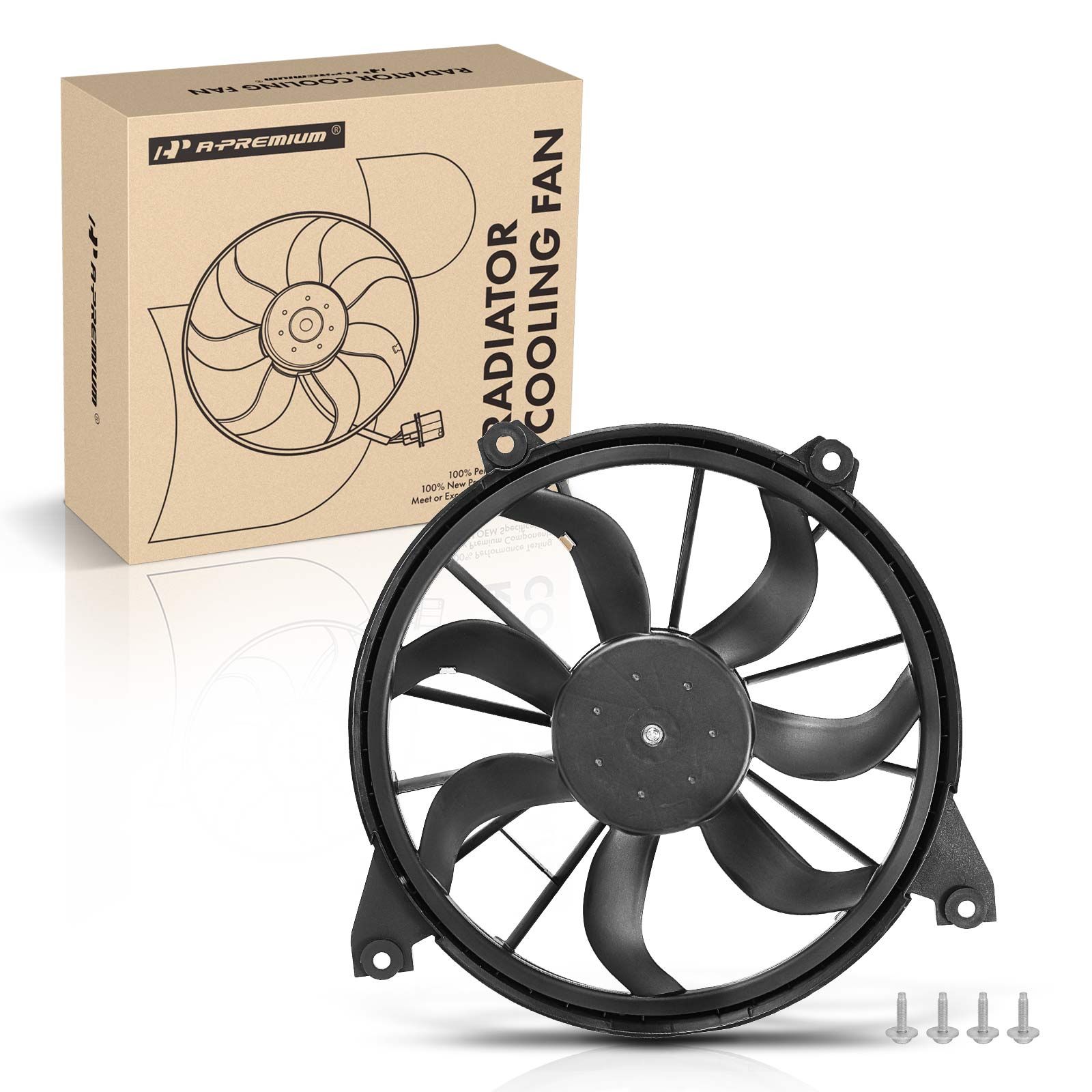 Engine Radiator Cooling Fan Assembly for 2010 Dodge Journey