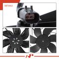 Engine Radiator Cooling Fan Assembly with Shroud for 2003 Jeep Liberty