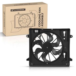 Engine Radiator Cooling Fan Assembly with Shroud for Jeep JK Wrangler 07-11 3.8L