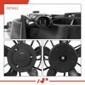 Engine Radiator Cooling Fan Assembly with Shroud for 2013 Ford Edge