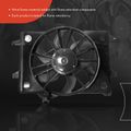 Single Radiator Cooling Fan Assembly with Shroud for Ford Crown Victoria Lincoln Mercury