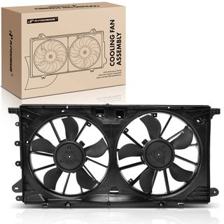 Dual Radiator Cooling Fan Assembly with Shroud for Ford F-150 Expedition