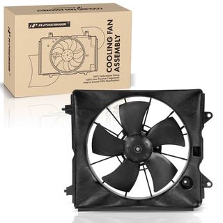 Engine Radiator Cooling Fan Assembly with Shroud for Honda CR-V 2007-2009 2.4L