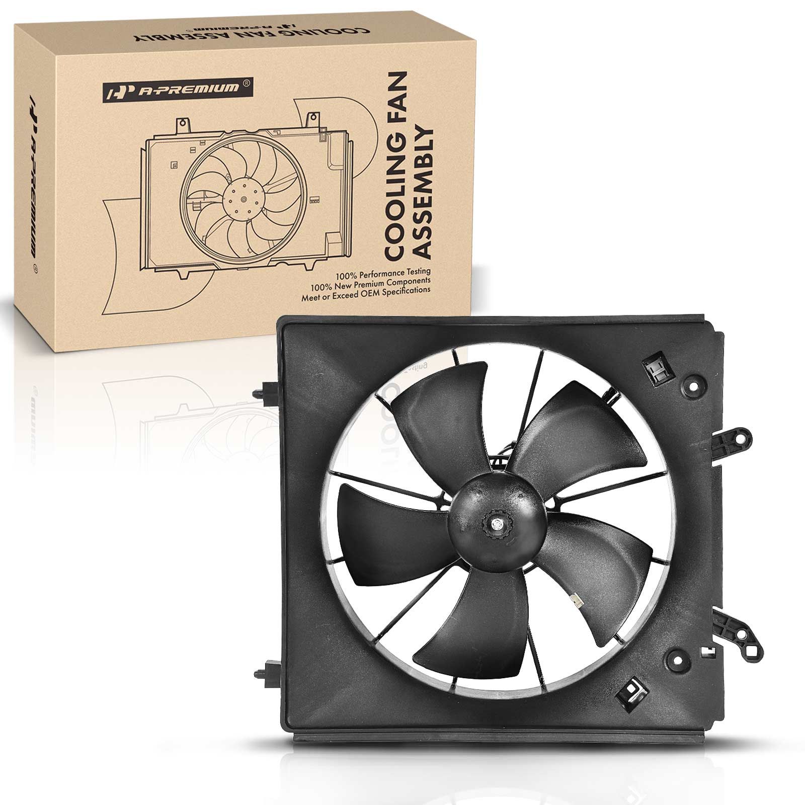 Engine Radiator Cooling Fan Assembly with Shroud for 1999 Honda Accord