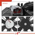 AC Condenser Cooling Fan Assembly with Motor for 2002 Honda CR-V