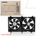 Dual Radiator Fan Assembly with Shroud for 2004 Honda Accord