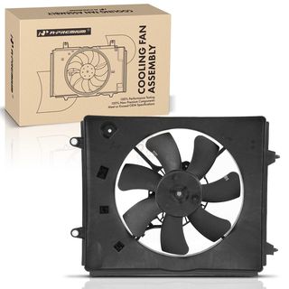 Right AC Condenser Fan with Motor Assembly for Honda CR-V 2012-2014 L4 2.4L