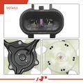 Single AC Condenser Fan Assembly with Shroud for Mitsubishi Mirage 97-02