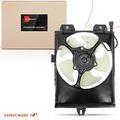 Single AC Condenser Fan Assembly with Shroud for Mitsubishi Mirage 97-02