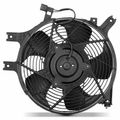 Single AC Condenser Fan Assembly with Shroud for Mitsubishi Montero Sport 98-04