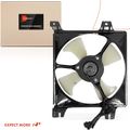 Single AC Condenser Fan Assembly with Shroud for Mitsubishi Galant 1999-2004