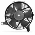 Single AC Condenser Cooling Fan Assembly with Shroud for Mitsubishi Lancer 03-06