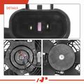 Single AC Condenser Cooling Fan Assembly with Shroud for Mitsubishi Lancer 03-06