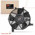 Single AC Condenser Cooling Fan Assembly with Shroud for Mitsubishi Lancer 03-06