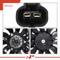 Dual Radiator Cooling Fan with Shroud Assembly for Mazda 6 2011-2013 V6 3.7L