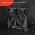 Right Radiator Cooling Fan Assembly with Shroud for Acura TL 2009-2011 V6 3.7L