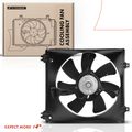 Right Radiator Cooling Fan Assembly with Shroud for Acura TL 2009-2011 V6 3.7L