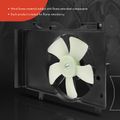 Engine Radiator Cooling Fan Assembly with Shroud for 2013 Mazda 2