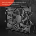 Engine Radiator Cooling Fan Assembly with Shroud for Chevy Equinox GMC Terrain