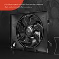 Radiator Cooling Fan Assembly with Shroud for 2013 Kia Optima