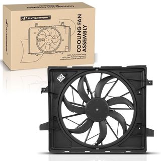 Engine Radiator Cooling Fan Assembly with Shroud for Jeep Grand Cherokee 11-20