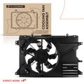 Single AC Condenser Fan Assembly with Shroud for Mitsubishi Eclipse 2007-2012 V6 3.8L