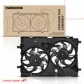 Radiator Cooling Fan Assembly with shroud & controller for 2012 Ford Fusion