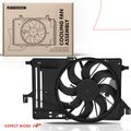 Left Radiator Fan Assembly with Shroud & Controller for 2016 Ford Focus