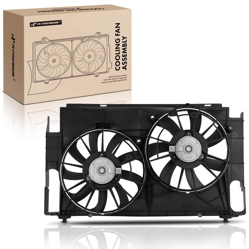 Dual Radiator Fan Assembly with Shroud for 2019 Toyota RAV4