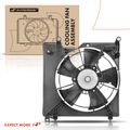 Left AC Condenser Cooling Fan Assembly with Shroud for 2017 Acura ILX