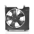 Left AC Condenser Cooling Fan Assembly with Shroud for 2017 Acura ILX