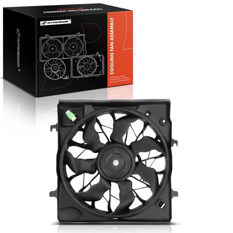 Radiator Cooling Fan Assembly without Controller for 2020 Kia Optima