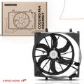 Radiator Cooling Fan Assembly with Shroud for 2004 Jeep Liberty