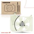 Single Radiator Cooling Fan with Shroud Assembly for 2002 Toyota Echo