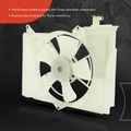 Single Radiator Cooling Fan with Shroud Assembly for 2002 Toyota Echo