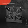 Engine Radiator Cooling Fan Assembly with Shroud for 2010 Cadillac SRX