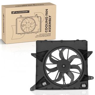 Engine Radiator Cooling Fan Assembly with Shroud for Cadillac SRX 2010-2016