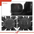 Radiator Cooling Fan Assembly with brushless motor for BMW E60 E63 E64 E65 5-Series