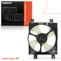 Dual AC Condenser Fan Assembly with Shroud for 2000 Mitsubishi Diamante