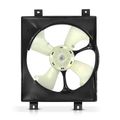 Single AC Condenser Fan Assembly with Shroud for Mitsubishi Diamante 1997-2003