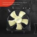 Single Radiator Cooling Fan with Shroud Assembly for Subaru Outback 01-04