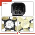 Single Radiator Cooling Fan with Shroud Assembly for Subaru Outback 01-04