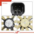 Single AC Condenser Fan with Shroud Assembly for Subaru Outback 2001-2004